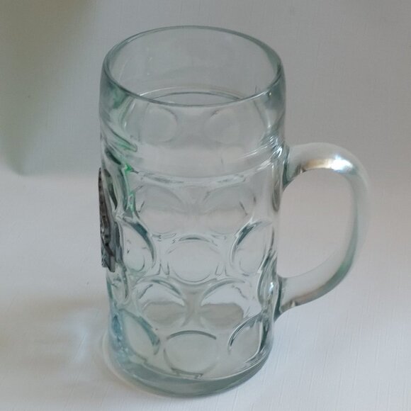 ORIGINAL Steam Whistle Beer Stein with Pewter Logo Badge 1 Liter - Picture 2 of 7